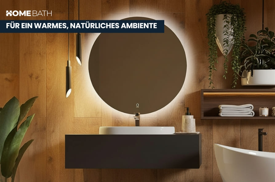 Badezimmer mit Holz gestalten