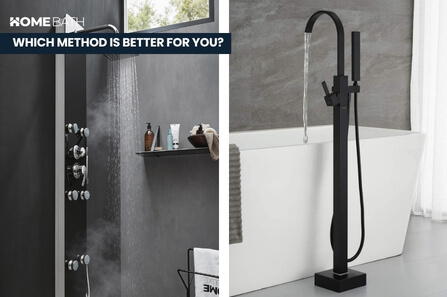 Cold bath vs. hot shower