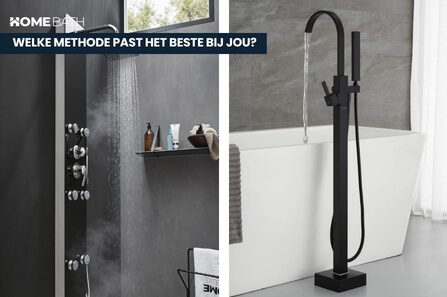 Koud bad versus warme douche