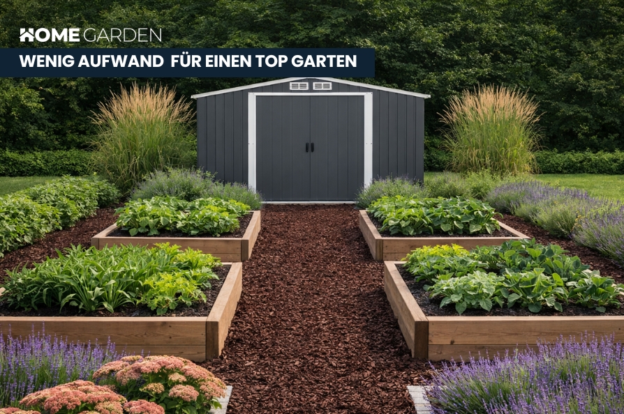 Pflegeleichten Garten gestalten