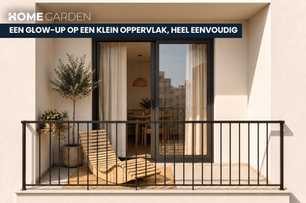 Een klein balkon inrichten: ideeën voor een balkon-make-over