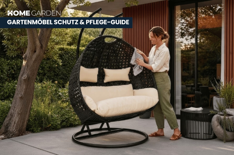 Gartenmöbel reinigen & pflegen: Tipps nach Material