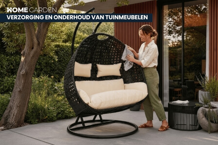 Tuinmeubels reinigen en onderhouden: tips per materiaal